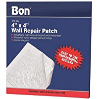Bon 15-345 Parche autoadhesivo de reparación de pared de 20 x 20 cm- paquete de 1